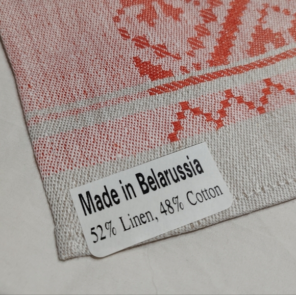 Belarusian Vintage Tea Towels Linen Cotton - Picture 6 of 6